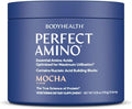 BodyHealth PerfectAmino Powder - BCAA and EAA Powder for Pre and Post Workout - Amino Acid Energy Drink for Men and Women to Support Lean Muscle and Recovery - Mocha - 30 Servings