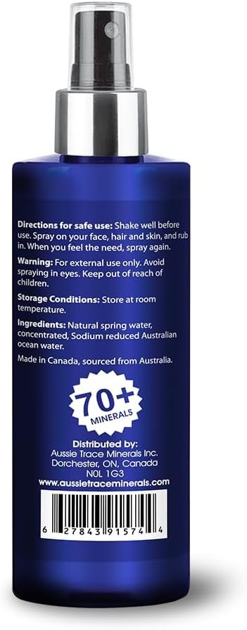 Aussie Trace Minerals - Magnesium & Trace Mineral Spray with Over 70 Trace Minerals.