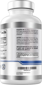 Alpha Lipoic Acid 600mg Per Serving, 240 Vegan Capsules- Gluten Free, Pure Non-GMO ALA- Supports Energy & Anti Oxidant