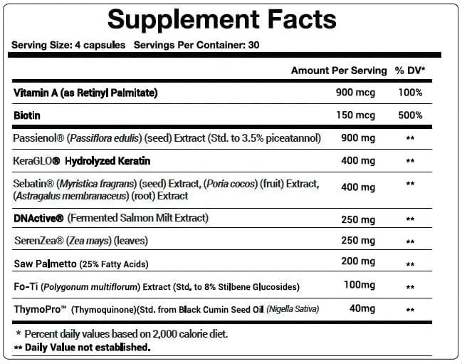 Zenos Health BeautyZen - Beauty Supplement for Hair Growth with DHT Blocker, Biotin Collagen Keratin & Antioxidants Supplement, Androgen Blocker, Anti Aging, Keratin Complex - Made in USA, 120 Caps