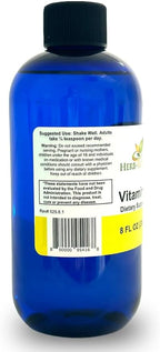 Liquid Vitamin B6 Drops 8 Fl Oz – Large Bottle High Absorption Pyridoxine for Energy Mood Nervous System Support – Vegan Non-GMO Alcohol Free B6 Supplement – Better Than Capsules Pills