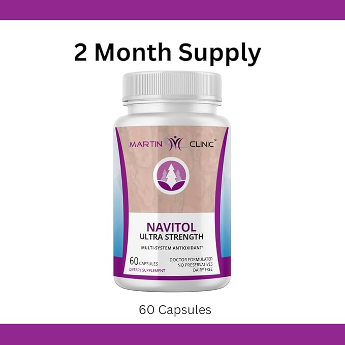 Navitol French Maritime Pine Bark — Daily Energy, Focus & Cognitive Support — Natural Antioxidant for Mental Clarity, Motivation & Everyday Wellness — 60 Capsules