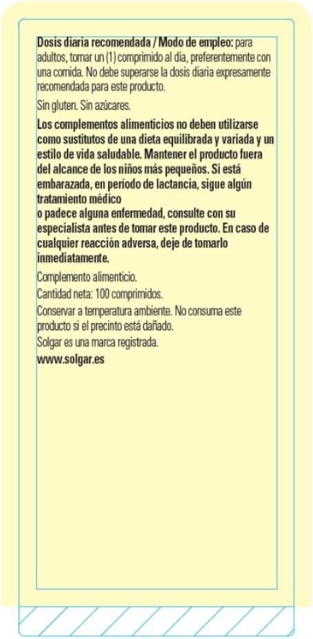 Magnesium Solgar 100 Tabs