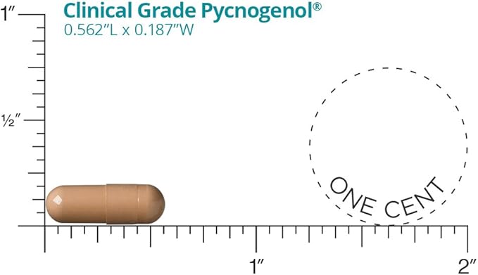 Dr. Whitaker's Clinical Grade Pycnogenol 50mg, 60 Capsules (60-Day Supply) (Pack of 2)