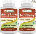 Best Naturals Bilberry Extract 1000mg & Tart Cherry Extract 1000 mg