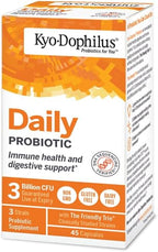 Kyolic Kyo-Dophilus Daily Probiotic, Immune Health & Digestive Support*, 45 Capsules