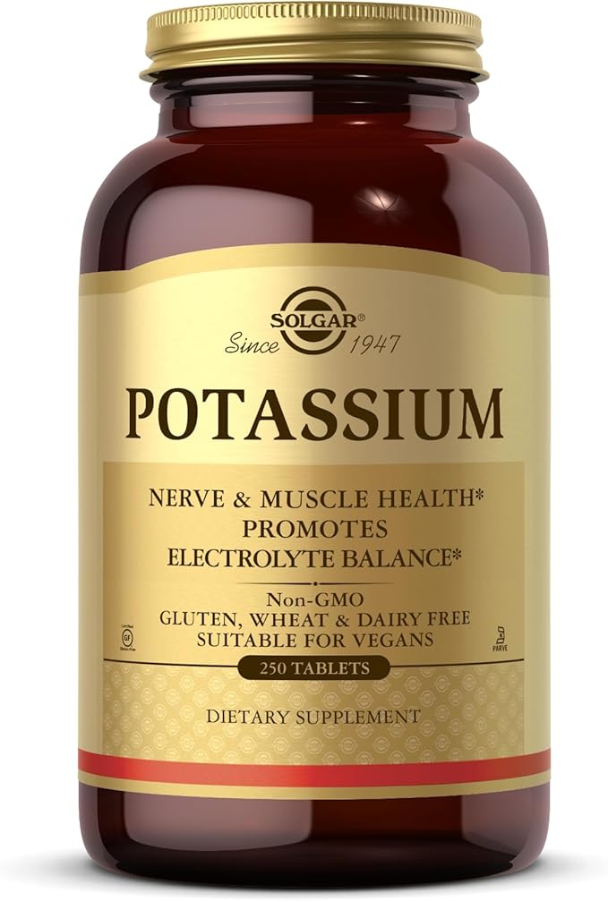 Potassium Gluconate Solgar 250 Tabs