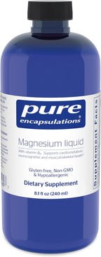 Pure Encapsulations Magnesium Liquid | Hypoallergenic Combination to Support Musculoskeletal and Cardiometabolic Health | 8.1 fl. oz.