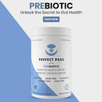 PERFECT PASS Prebiotic PHGG Partially Hydrolyzed Guar Gum 210g Powder - 100% Natural Gluten Free Non GMO - Certified Kosher Vegetarian Sugar Free