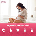 Mother's Promise Prenatal & Postnatal Multivitamin for Women | Sugar Free Liquid Prenatal Vitamins for Women with Folate, Choline & Organic Fruits for Preconception, Pregnancy & Nursing | Vegan
