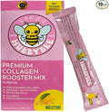 Hubby Bee Premium Collagen Booster Mix - 50,000 MG Korean Hydrolyzed Marine Collagen with Japanese L-Glutathione & Apple Stem Cells - 10 Sachets (18g Each) (180g, Mango)
