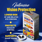 LABO Nutrition Ultimate VisionREGAIN, Eye Vitamin Beyond AREDS 2 Formula with Lutein, Zeaxanthin, Saffron Extract, Blueberry for Macular and Retinal Health, Eye Fatigue, Night Vision Support 60 Counts