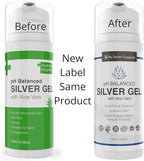 Colloidal Silver Gel, Burn and Wound Care with Aloe Vera - 30ppm pH Balanced Formula Helps Soothe Burns, Sores & Eczema - Structured Silver - Made in USA (3.38 oz)