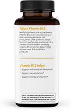 LifeSeasons Essentials Vitamin B12 10,000 mcg Quick Melts – Methylcobalamin B12 for Energy Production & Nervous System Support – Berry Flavor – Fast-Dissolving Tablets – 60 Quick Melts