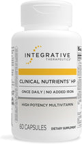 Integrative Therapeutics Clinical Nutrients HP - Daily Multivitamin with Antioxidant Support* - No Added Iron - Easy to Swallow - 60 Count (Pack of 1)