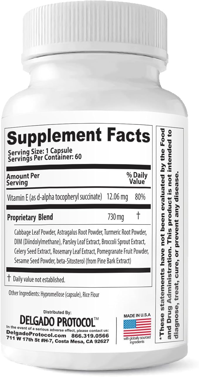 DHT Block - DHT Blocker Supplement for Skin, Acne, Hair, and Hormonal Balance. Dim, Astragalus Root, Turmeric, Natural Ingredients. For Men and Women - 60 Vegan Capsules