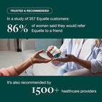 EQUELLE Multi-Symptom Menopause Relief Supplement for Women, Plant-Based S-Equol, Non-Hormonal & Non-Prescription, Fewer Hot Flashes, More Sleep, Relieves Muscle Aches, 3 Month Supply (180 Tablets)