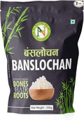 NatureVit Banslochan (Tabasheer) – 1.8kg [900g x 2 Packs] | Natural Bamboo Silica Supplement | Supports Bone Strength, Skin Health & Immunity | Ayurvedic & Unani Remedy