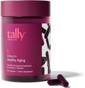 Tally Health Vitality Longevity Formula – Spermidine + Fisetin + Quercetin + Resveratrol + Calcium Alpha-Ketoglutarate | Supports Cellular Renewal, Healthy Aging, Energy & Autophagy | 120 Capsules