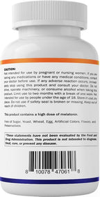 Vitamatic Melatonin 30 mg - with B6 & L-Theanine - 120 Fast Dissolve Tablets with Natural Berry Flavor (2 Tablets Dose = Melatonin 60 mg) (120 Count (Pack of 3))
