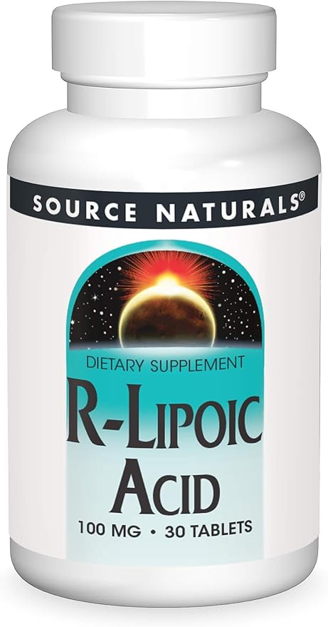 Source Naturals R-Lipoic Acid 100mg, 30 Tablets
