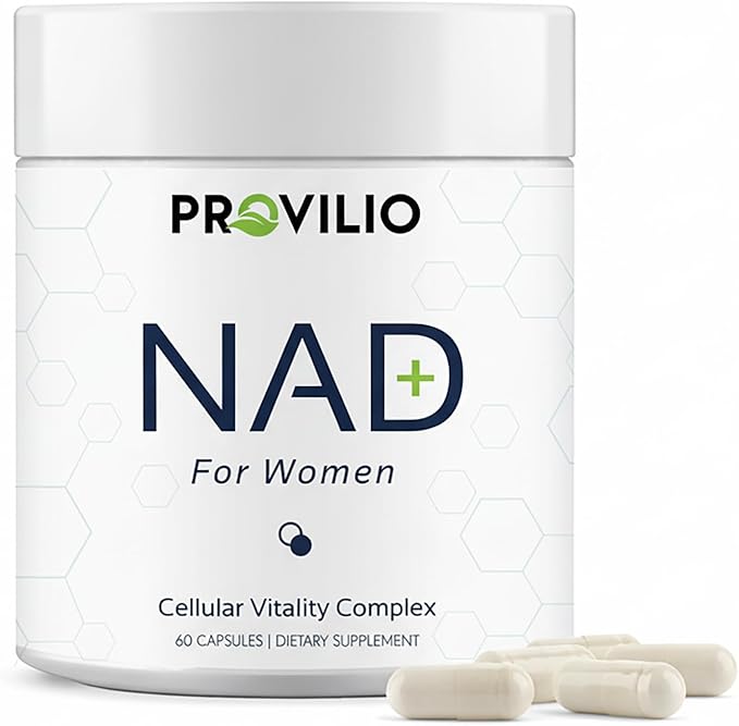 NAD+ Supplements for Women - NMN Supplement Alternative with Nicotinamide Riboside, Trans-Resveratrol, NAD Resveratrol Supplement for Energy, Skin Health, Healthy Aging - USA Made