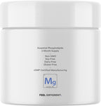 Codeage Magnesium Glycinate Powder Supplement, 2-Month Supply, Bisglycinate Magnesium Chelate, Unflavored, Liposomal Delivery, Chelated Magnesium Powder Mineral, Non-GMO Vegan, 3 oz