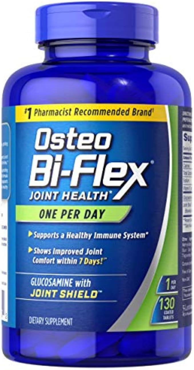 Osteo Bi-Flex One Per Day Vitamin D Supplement, Improve Joint Function, Support Bone and Immune Health, 130 Coated Tablets
