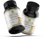 Evernatura Biotin Complex with Collagen, Keratin & Hyaluronic Acid, 120 Veggie Capsules, 25,000 Beauty Complex for Hair, Skin & Nail Health (1)