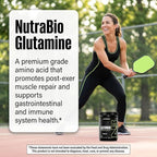 NutraBio Pure L-Glutamine Powder, 100 Servings L-Glutamine Supplement, Amino Acid, Pure Grade, Glutamina, Absolutely no Additives, Fillers or Excipients, Muscle Recovery Supplement - (500 Grams)