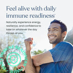 Better Way Health Advanced Immune Readiness – 1,3/1,6 Beta Glucan with Vitamin C, Selenium & Resveratrol – Immune Support Supplement for NK Cells & Phagocytosis – 60 Capsules