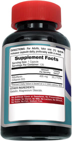 FITO MEDIC'S Lab | Vitamin b2 |120 Capsules | 400 mg | riboflavin 400mg | b2 Vitamin 400mg | b2 | riboflavin | Ultra high Absorption.