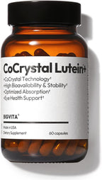 BIGVITA CoCrystal Lutein + | 3-in-1 Eye Support, Fast-Absorbing Lutein, Zeaxanthin & Astaxanthin | Blue Light Defense, Visual Clarity & Eye Fatigue Relief | High Bioavailability Vitamins | 60 Capsules