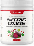Snap Supplements Organic Beet Root Powder Nitric Oxide Supplement for Men & Women, Red Spinach & Pomegranate, Supports Healthy Energy & Blood Pressure Already in Normal Range, 30 Servings, Cherry Lime