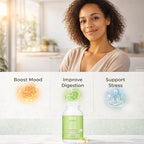 Lifted Naturals Spore Based Probiotic Probiotics - SBO Mood Boost - Spore/Soil-Based - Digestion & Natural Mood Support - Histamine-Free - 60 Day Supply, Non-GMO, Dairy-Free, Gluten-Free, Vegan