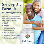 KAL Calcium Plus Softgels - 1000mg per Serving, Calcium, Magnesium, Zinc, & D3 Supplement, for Men and Women - 200 Count Softgels