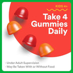 SmartyPants Organic Kids Multivitamin Gummies: Omega 3 (ALA), Vitamin D3, C, Vitamin B12, B6, A, K & Zinc for Immune Support, Biotin, Vegetarian, Three Fruit Flavors, 120 Count (30 Day Supply)