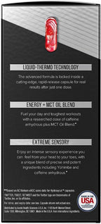 Hydroxycut Advanced - Thermogenic Supplement - Metabolism & Energy Support for Men & Women - C. Canephora Robusta, Yohimbe Extract & 200 mg Caffeine - Rapid Release Liquid Capsules - 60 Capsules