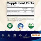 Vitamatic Magnesium with B6-180 Vegetarian Tablets (Uncoated) - Added B6 for Maximum Absorption - Supports Muscle, Joint, and Heart Health - 2 Pack