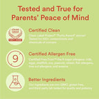 SmartyPants Kids Multivitamin Gummies and Fiber Supplement: Vitamin D3, C, Vitamin B12, B6, A, Zinc, Biotin, Inositol, Fiber Gummies, Three Fruit Flavors, 90 Count (22 Day Supply)