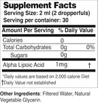 Dr's Advantage Alpha Lipoic Acid 2oz Dropper - ALA Supplement for Nutritional Support - Alpha-Lipoic Acid Liquid for Health - ALA Vitamin Nutritional Supplements