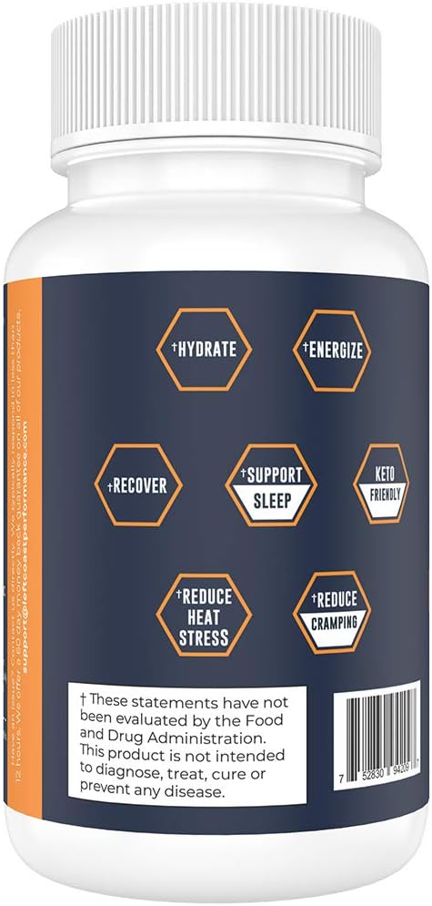 Keto Electrolyte Supplement, 180 Capsules. Electrolyte Pills for Ketogenic Diet. Magnesium, Potassium, Sodium, Calcium. Keto Tablets for Hydration Support* by Left Coast Performance