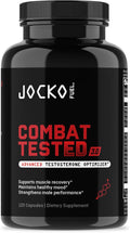 Jocko Fuel Test Booster for Men - Natural Endurance, Stamina, & Strength Booster - Muscle Builder for Men & Nitric Oxide Support with Ginger Root, Shilajit, & Tongkat Ali, 120ct (30 Servings)