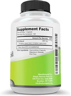 Simply Natures Pure Alpha Lipoic Acid 600mg 240 Veggie Capsules, Non-GMO Thioctic Acid 8 Month Supply