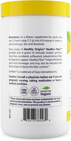 Healthy Origins Healthy Fiber Powder 7.9 oz (225g) - Featuring Sunfiber Partially Hydrolyzed Guar Gum (PHGG) - Supports Digestive Regularity, Intestinal Health & Prebiotic Care