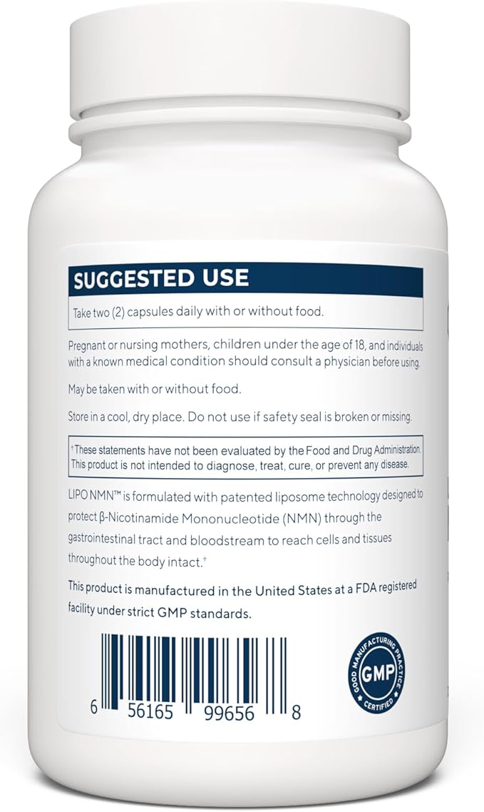 Renue By Science NMN Supplement | 90 Liposomal NMN Capsules - 500mg NMN Nicotinamide Mononucleotide per Serving | Bioavailable Formula for Increased Absorption | Manufactured in the USA