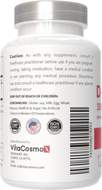D-Mannose with Cranberry Extract, Vegan Capsules 120 Count 3500 mg Blend, 100% Vegetarian, Non-GMO & Gluten Free