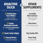 LABO Nutrition Bioactive Silica – Hair, Skin, Nails, Collagen Formation, Joint & Bone Strength – Support Bone Health & Collagen Booster– 99% Purity Rice-Derived Silica Supplement, 30 Vegan Softgel x 3