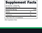 Primal L-Glutamine Powder (500 Grams, 100 Servings) | Pure Unflavored Glutamine Amino Acid for Sport & Workout Support and Performance - Gluten Free, Non-GMO Nutritional Supplement