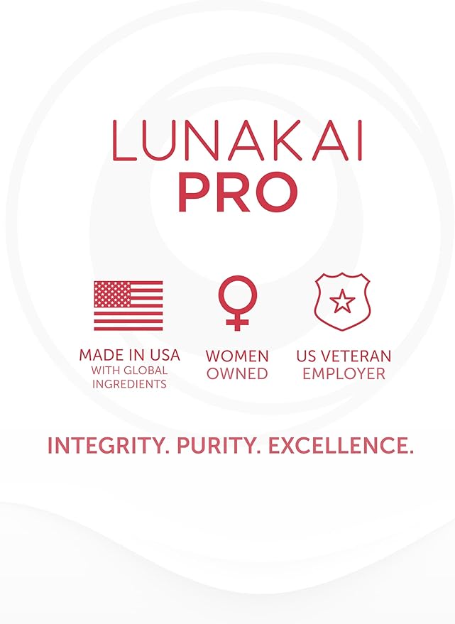Lunakai USA Made GLP-1 Supplement - Natural GLP 1 Support with Probiotics & Resveratrol – Supports Weight Management, Cravings & Metabolism, 60ct